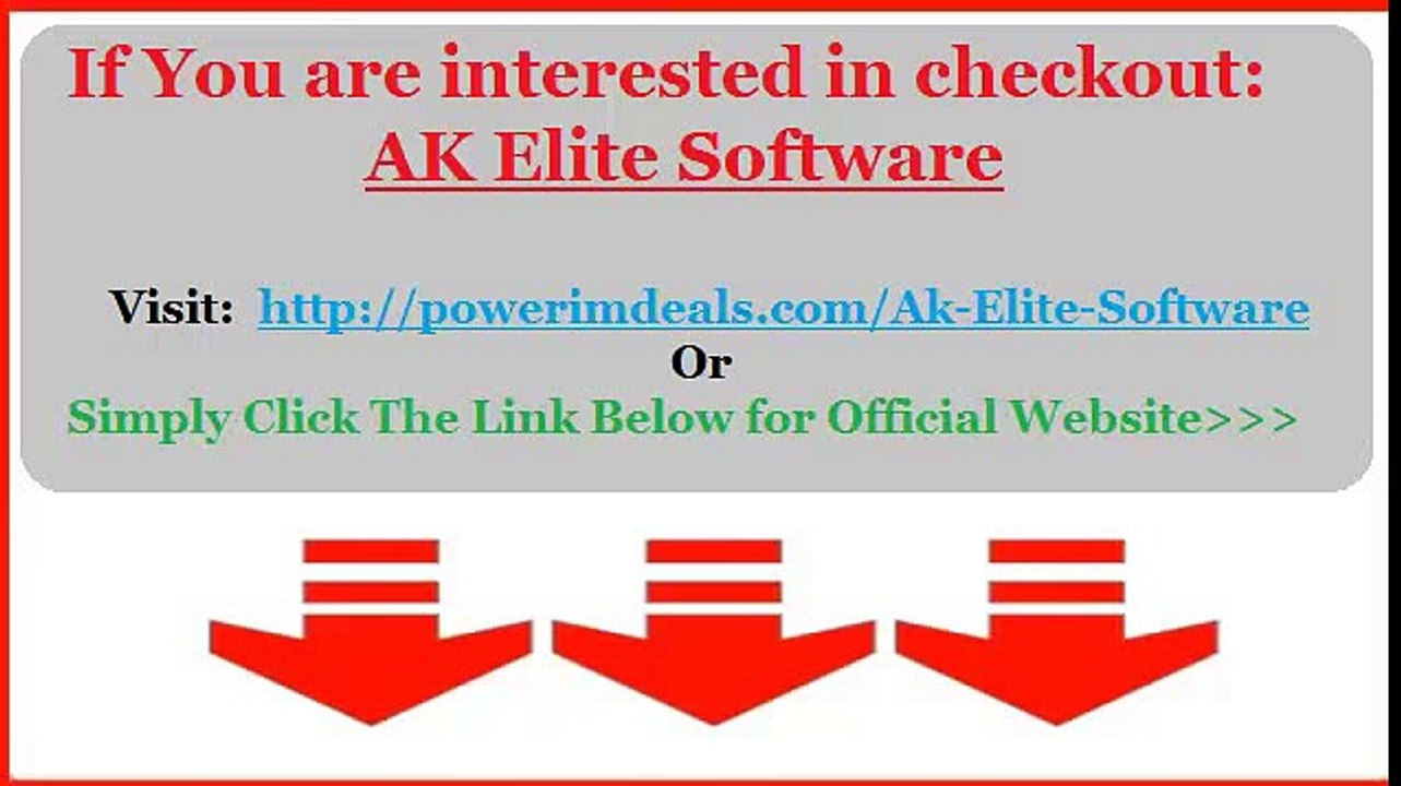 AK Elite Software Review By Brad Callen - Get 10% Cashback