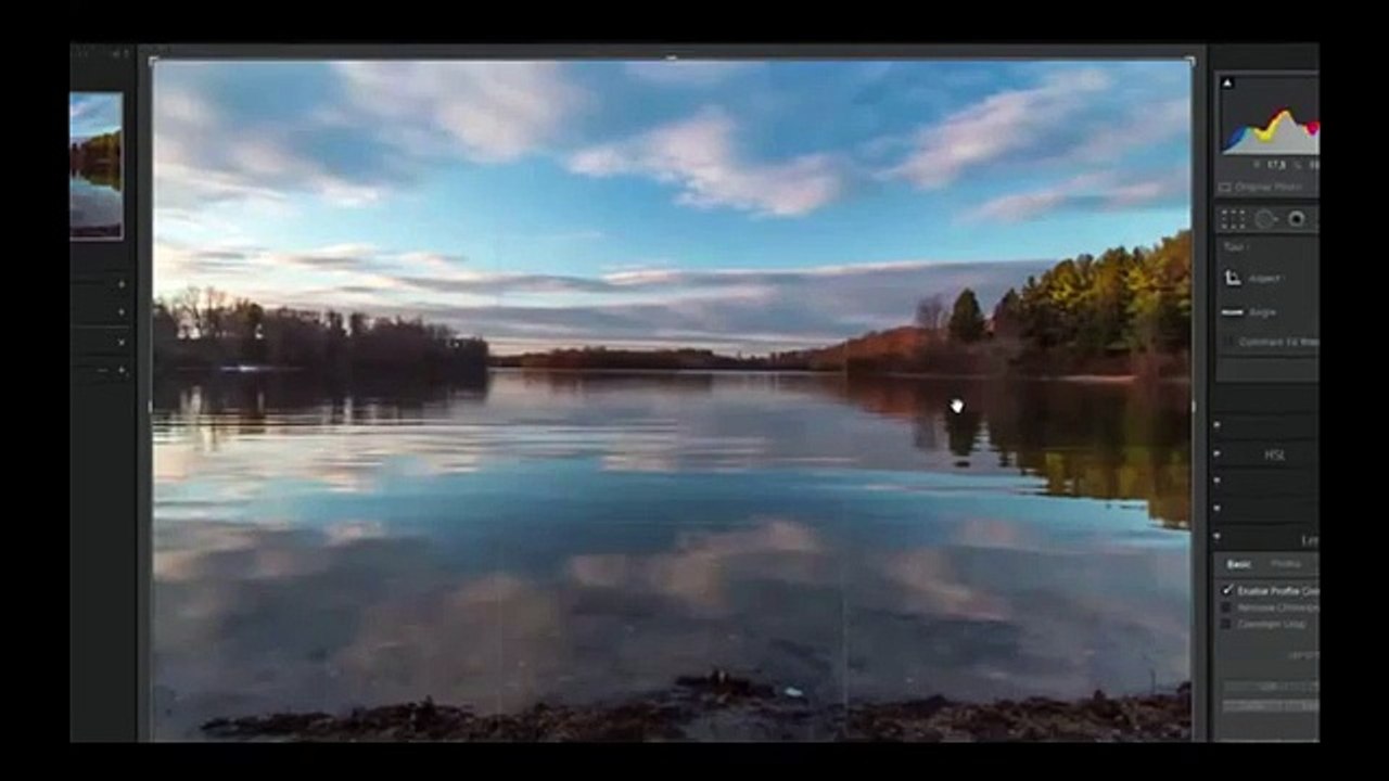 Landscape Legend Lightroom| الدرس الاول القص والتدوير