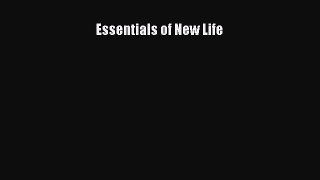 Essentials of New Life  Free Books