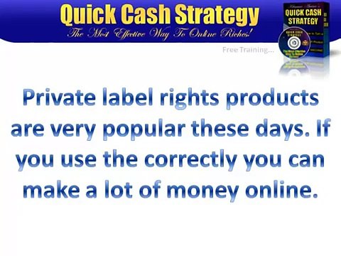 How To Use PLR To Make Money Online, Private Label Rights Products