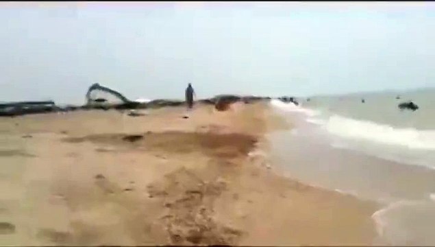 Прикол на пляже! Ржака полная_)