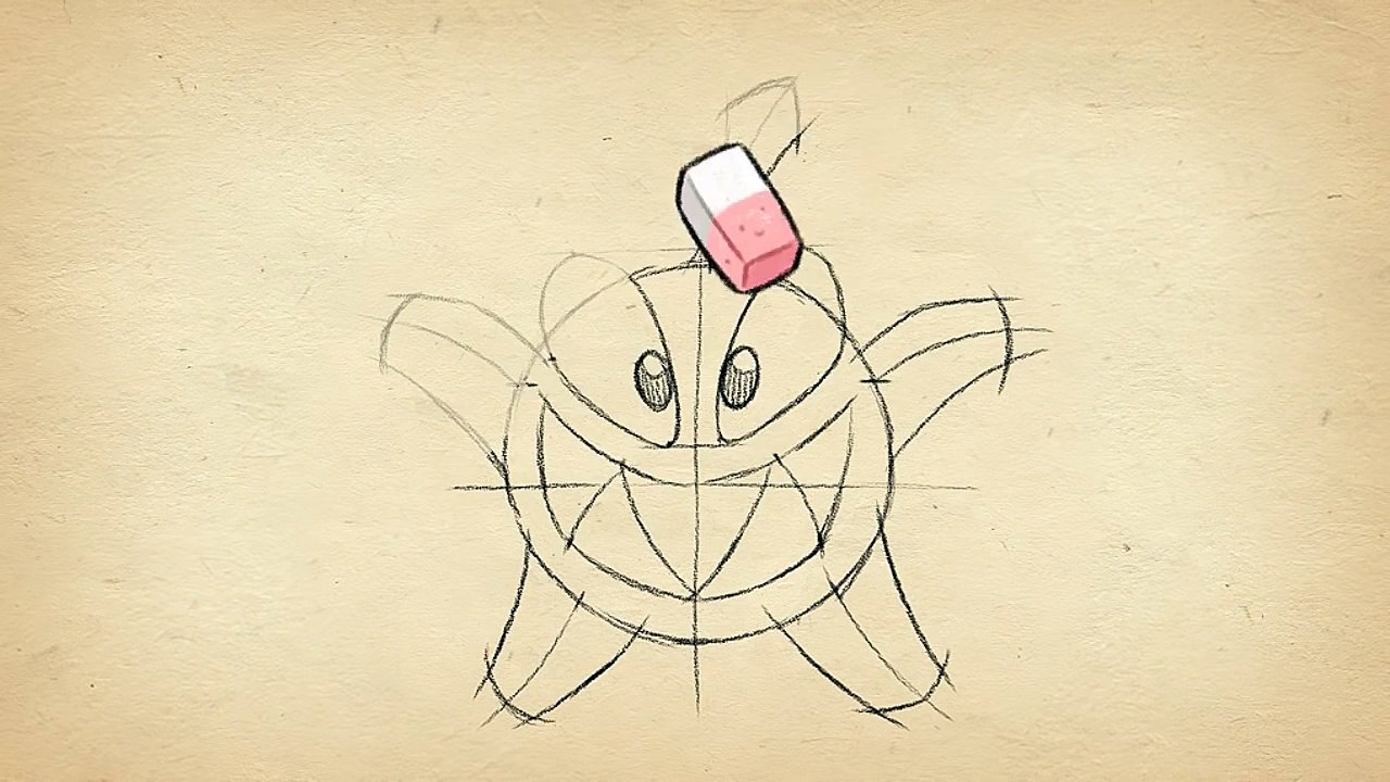 Как нарисовать Буку. Приключения Ам Няма (Cut the Rope)