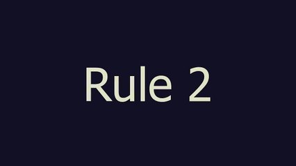 Rule 2 meaning and pronunciation