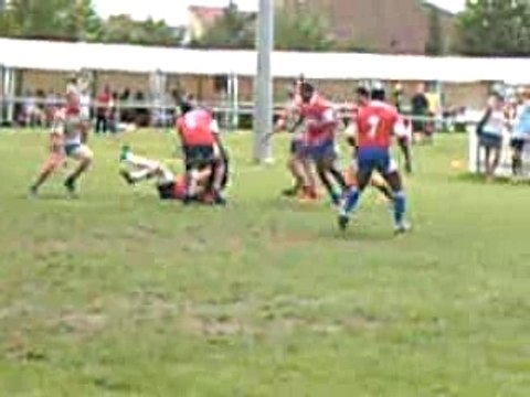 Tournoi rugby à 7: Un supporter des Balle à l'aile