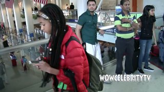 Willow Smith spotted arriving at LAX Airport