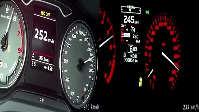 Audi S3 vs. Subaru WRX STI 2015 - direct acceleration comparison