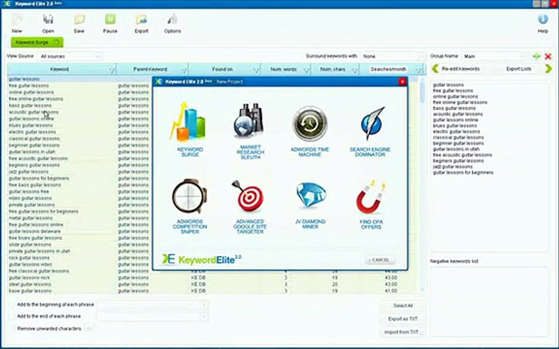 Keyword Research & Analysis Tool-Keyword Elite 2.0 (3/9)