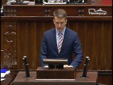 Poseł Arkadiusz Marchewka - Wystąpienie z dnia 27 stycznia 2016 roku.