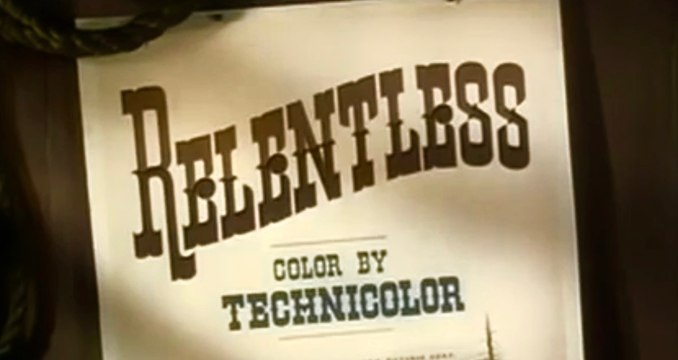 Relentless (1948) Robert Young, Marguerite Chapman, Willard Parker. Western