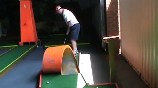 Ace on the Loop de Loop hole at Tiger Putt Putt