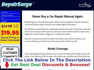 Repairsurge Auto Repair Software +++ 50% OFF +++ Discount Link
