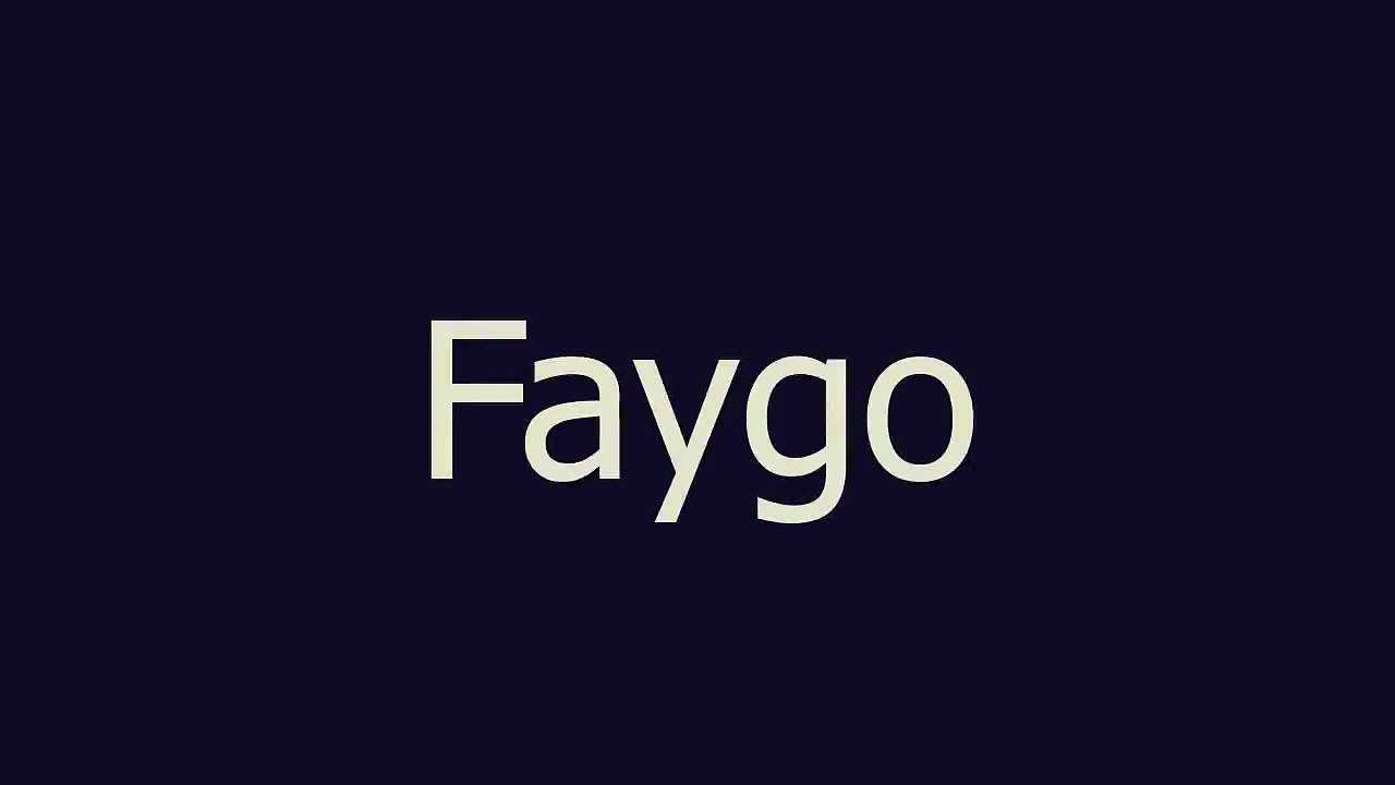 Faygo meaning and pronunciation