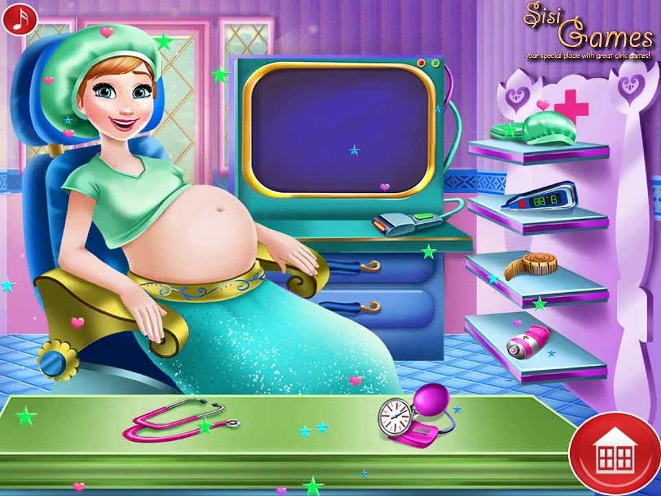 Anna Pregnant Check Up Disney princess Frozen Best Baby Games For Girls