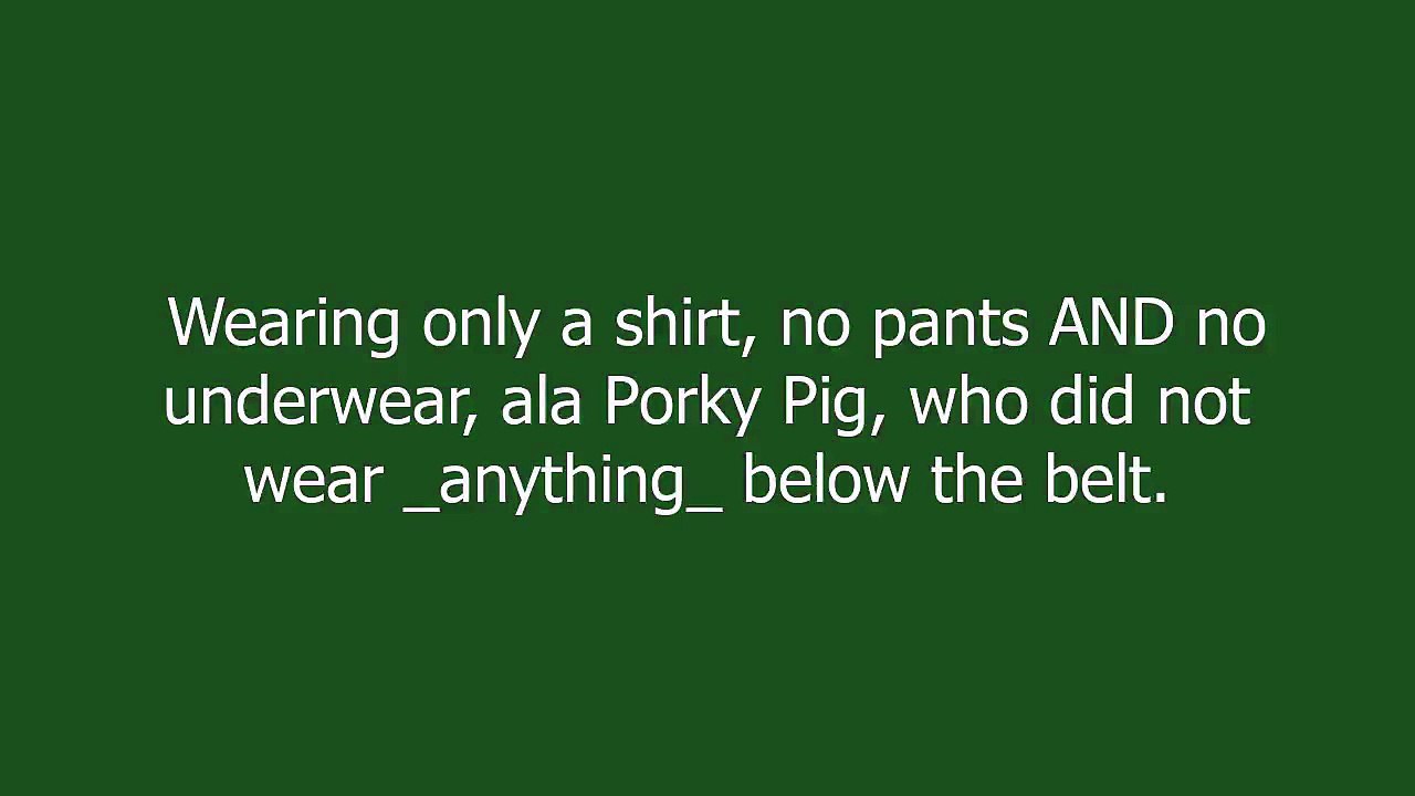 Porky Piggin' It meaning and pronunciation