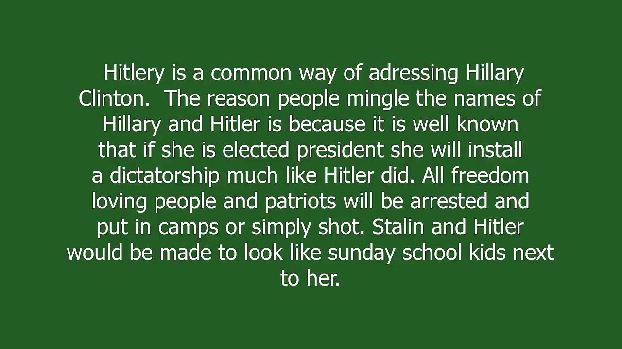 hitlery meaning and pronunciation