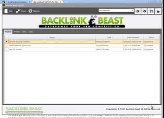 Backlink Beast Review   Social Bookmark Submissions