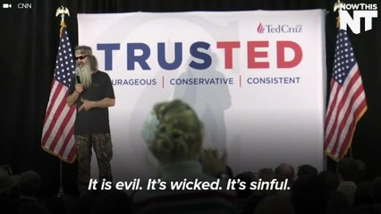Ted Cruz Supports 'Duck Dynasty' Star's Hateful Rhetoric