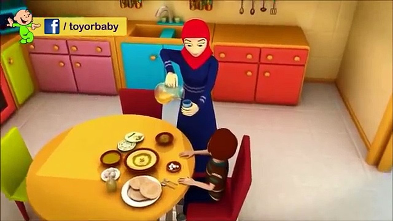 سمي الله وكل باليمنى طيور الجنة بيبي -toyor aljannah baby