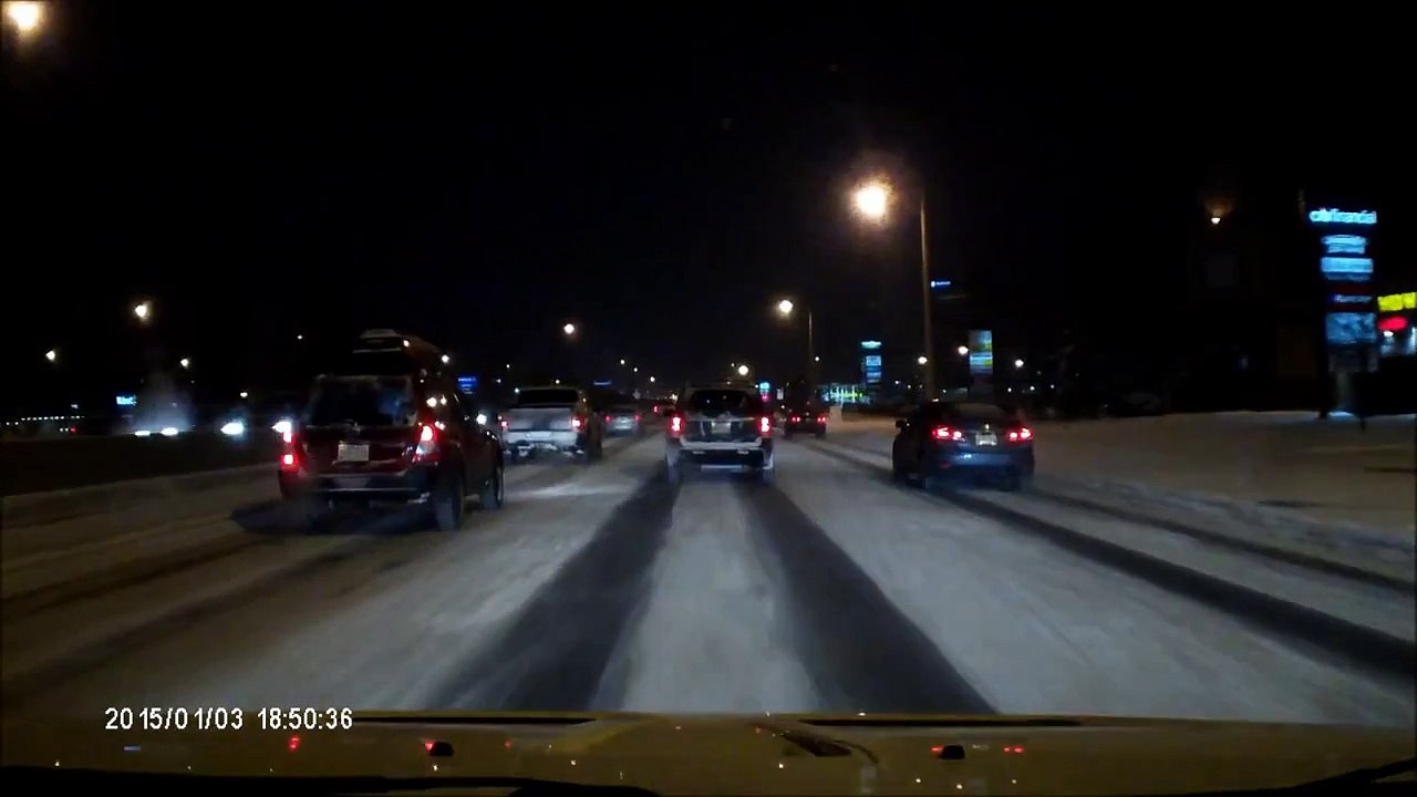 Car crash on Macleod Tr and Southland Dr in Calgary
