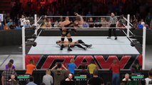 WWE 2K15 - Evolution Triple Threat | Randy Orton vs Triple H vs Batista | PS4 Gameplay