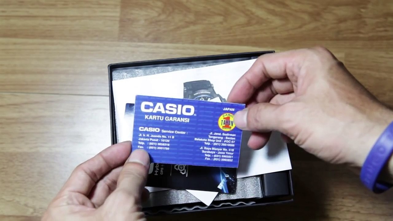 Casio Gravity Master GPW-1000-4A Unboxing