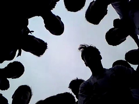 Célébration U17 - 31-01-2016 - Victoire en championnat