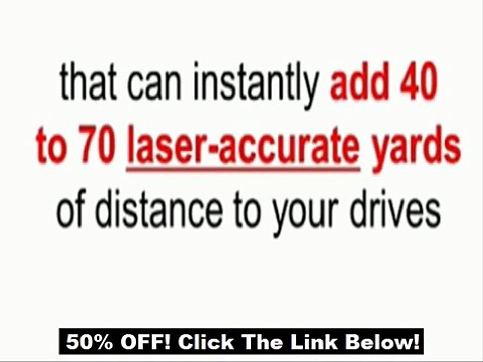 Monster Golf Swing + 50% Off Limited Time Only!!