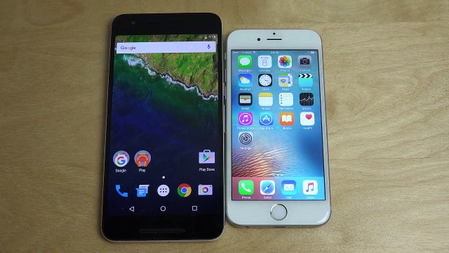 Nexus 6P vs. iPhone 6S - Comparison!