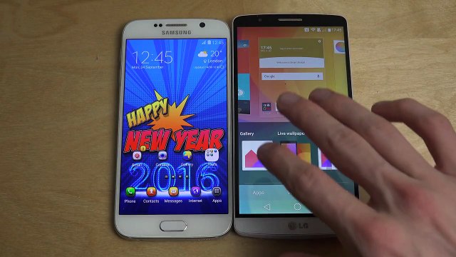 Samsung Galaxy S6 Android 6.0 Beta vs. LG G3 Android 6.0 Marshmallow - Comparison!