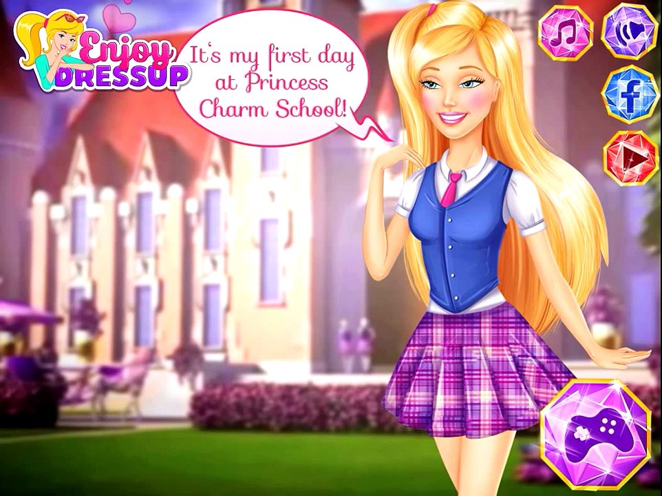 Jocuri cu Barbie la scoala de bune maniere - Barbie Charm School Challenge  - video Dailymotion