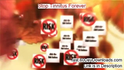 Stop Tinnitus Forever Review 2014 - is it legit?