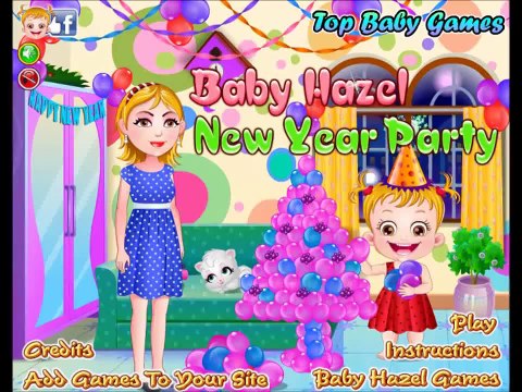 Baby Hazel New Year Party - Fun Baby Hazel Video Gameplay # Watch Play Disney Games On YT Channel