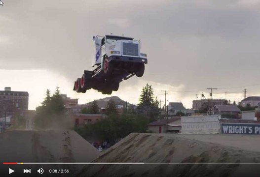 166ft Truck Jumping - Stunt Family Break Two World Records -[720p]