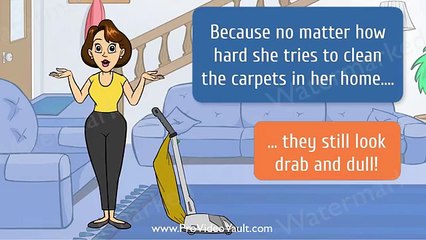 Explaindio Slide Pack - Carpet Cleaning Business (Character Style)