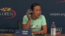 Chinese tennis star Shuai Peng moves on at the US Open