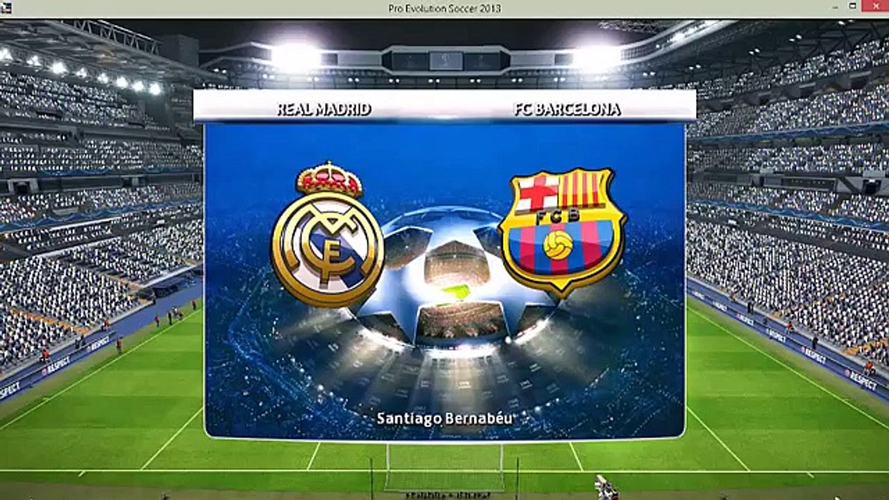 CHAMPIONS LEAGUE TEMPORADA 2016 | Real Madrid CF vs FC Barcelona | Pro Evolution Soccer 2013 (Latest Sport)