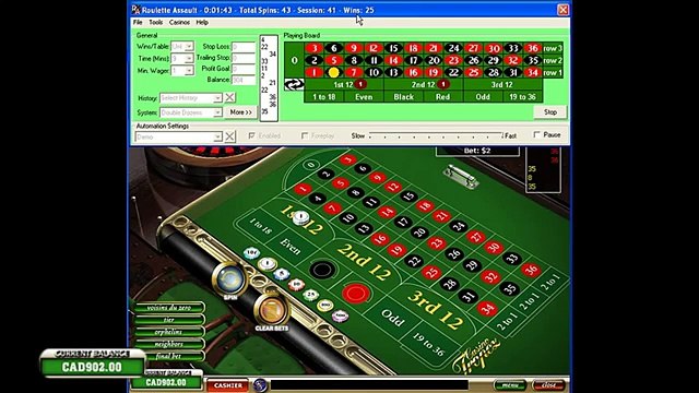 Roulette Assault: выигрыш в рулетку $139 за 9мин (двойная дюжина)
