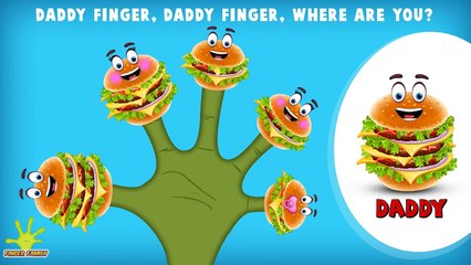 Burger Finger Family Collection | Top 10 Finger Family Collection | Finger Family Songs