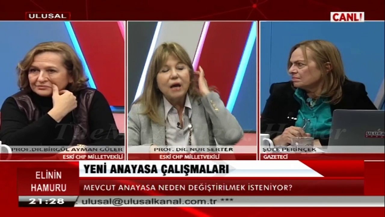 ELİNİN HAMURU-1 Şubat 2016-Prof. Dr. Birgül Ayman Güler&Prof. Dr. Nur Serter&Prof.Dr. Tülin Oygür