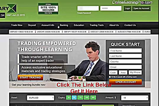 Binary Options Trading System Live Proof In Action Binary Options Trading Signals