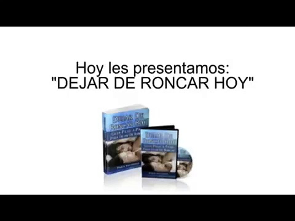 Dejar De Roncar Hoy Dowload dcom Pablo Villaverde