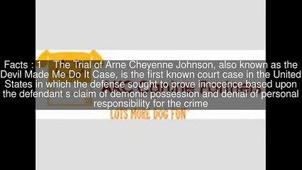 Trial of Arne Cheyenne Johnson Top  #10 Facts (World Music 720p)