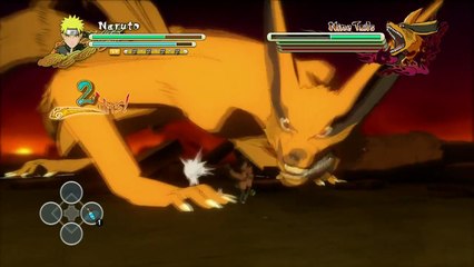 Naruto Shippuden: Ultimate Ninja Storm 3: Full Burst [HD] - Sage Mode Naruto Vs Nine Tail [Kyuubi]