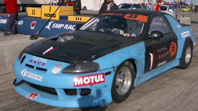 Toyota Soarer vs Nissan GT R R35 — car on fire