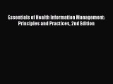 [PDF Download] Essentials of Health Information Management: Principles and Practices 2nd Edition