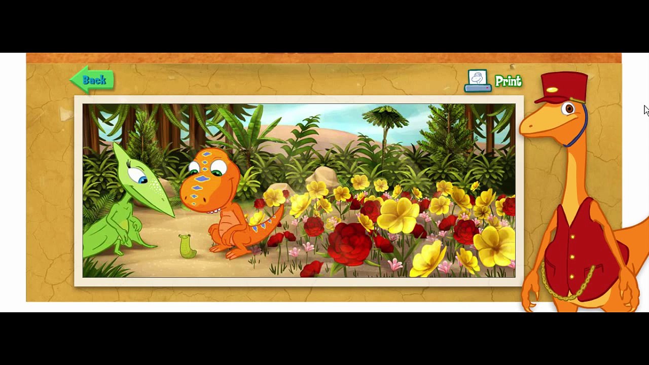 Dinosaur Train Conductors Concentration Cartoon Animation PBS Kids Game Play Walkthrough