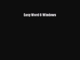 [PDF Download] Easy Word 6 Windows [PDF] Online