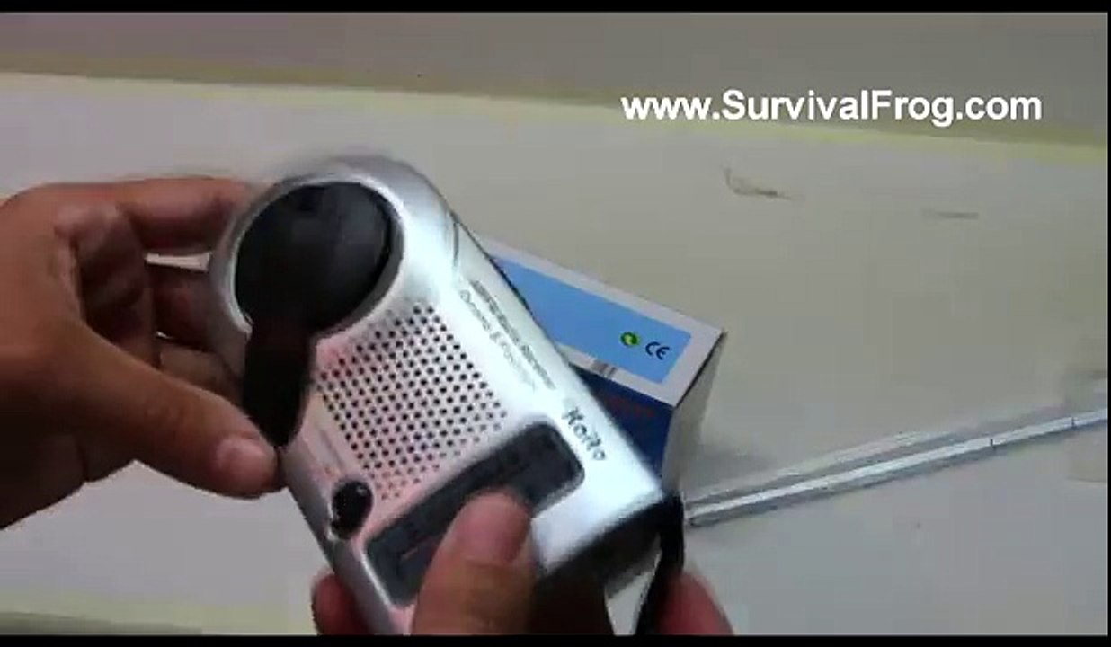 Kaito KA006 Hand Crank Emergency Radio w/ Flashlight | Survival Frog Gear Reviews