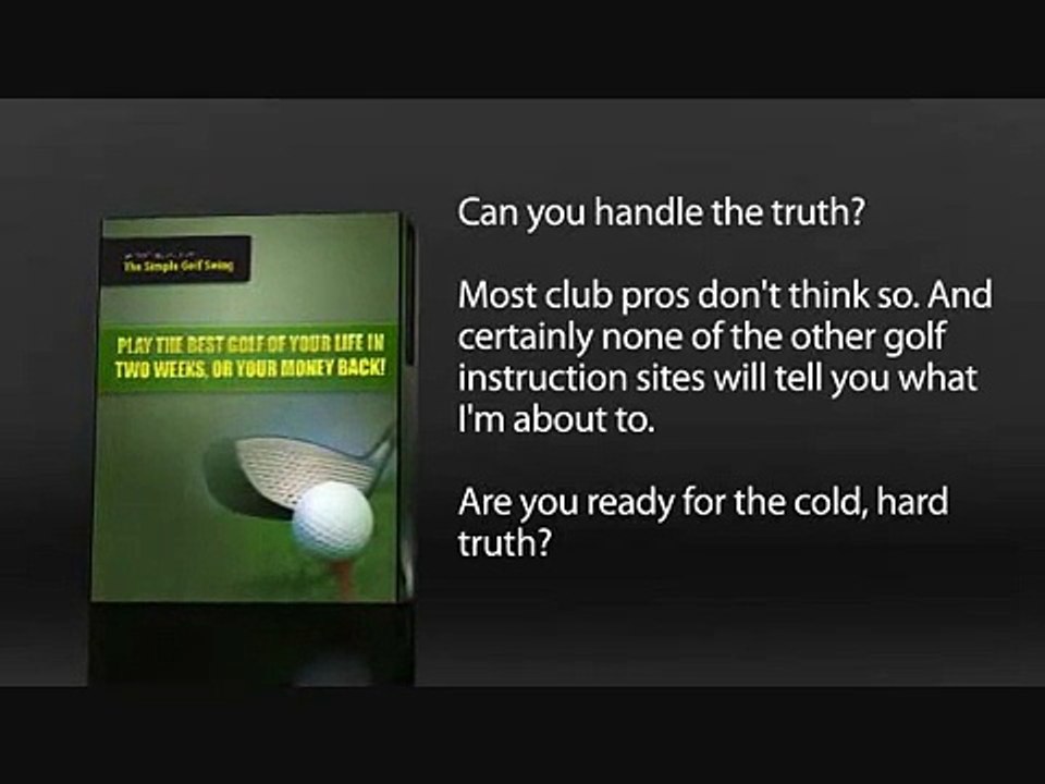 Simple Golf Swing System Helps You Break 80