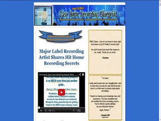 Easy Home Recording Blueprint